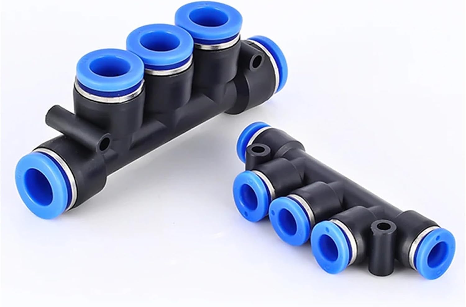 1pc PK PKG Pneumatic Quick Connector Plastic 5-Way Variable Diameter Water Pipe Quick insert Air Hose Soft PU Pipe 4 6 8 10 12mm(PK-6)