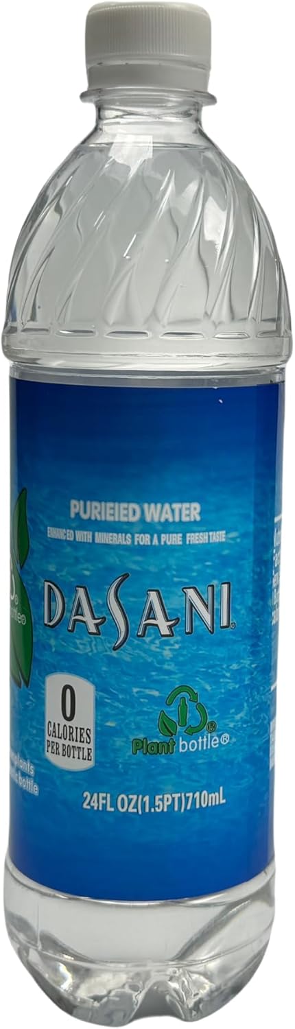 Dasani Diversion Secure Water Bottle Stash Can Secret Field with Leak-proof Lid and Large Hidden Compartment for Keys, Money and Valuables
