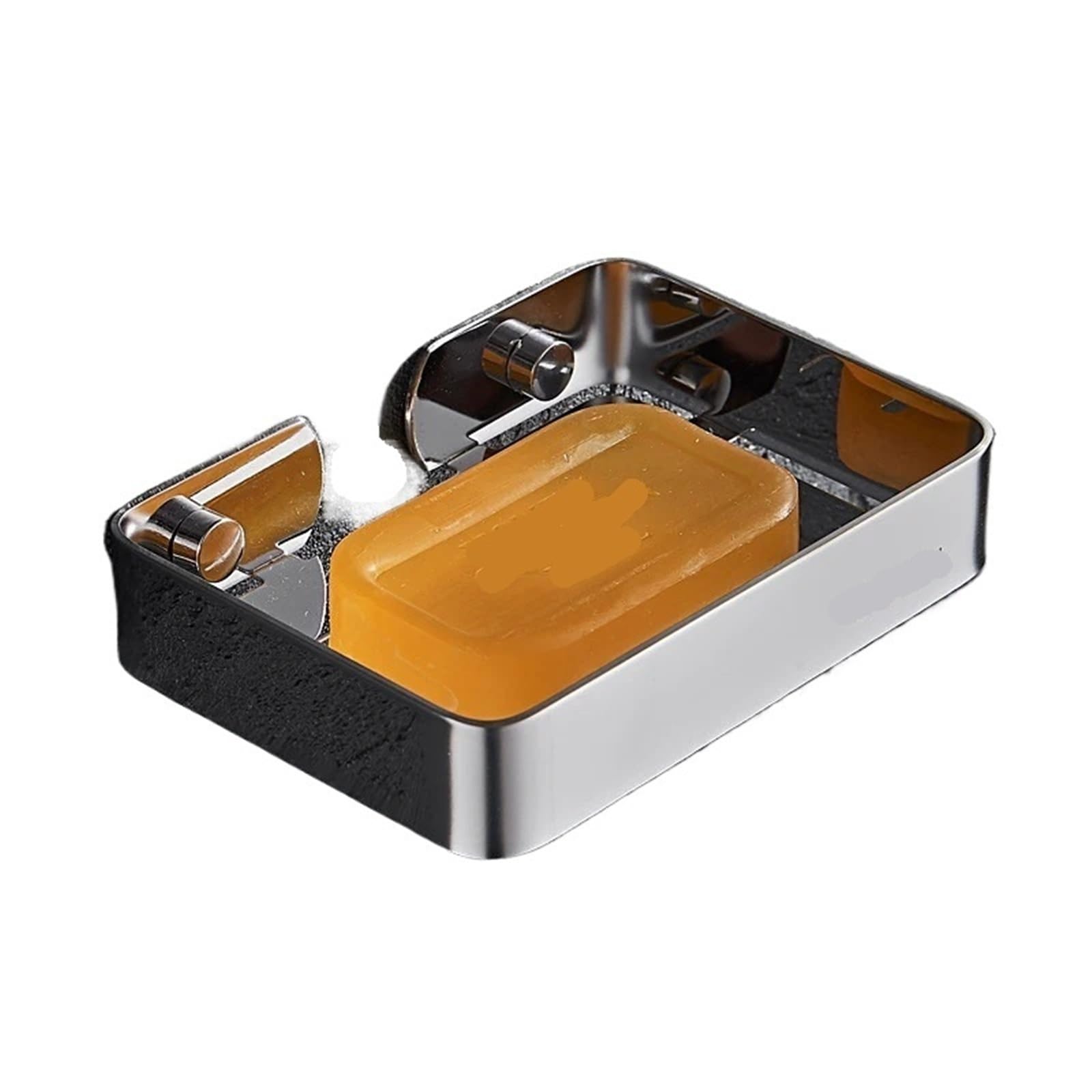 Mkyyioed A Soap Dish Stainless Steel Soap Box
