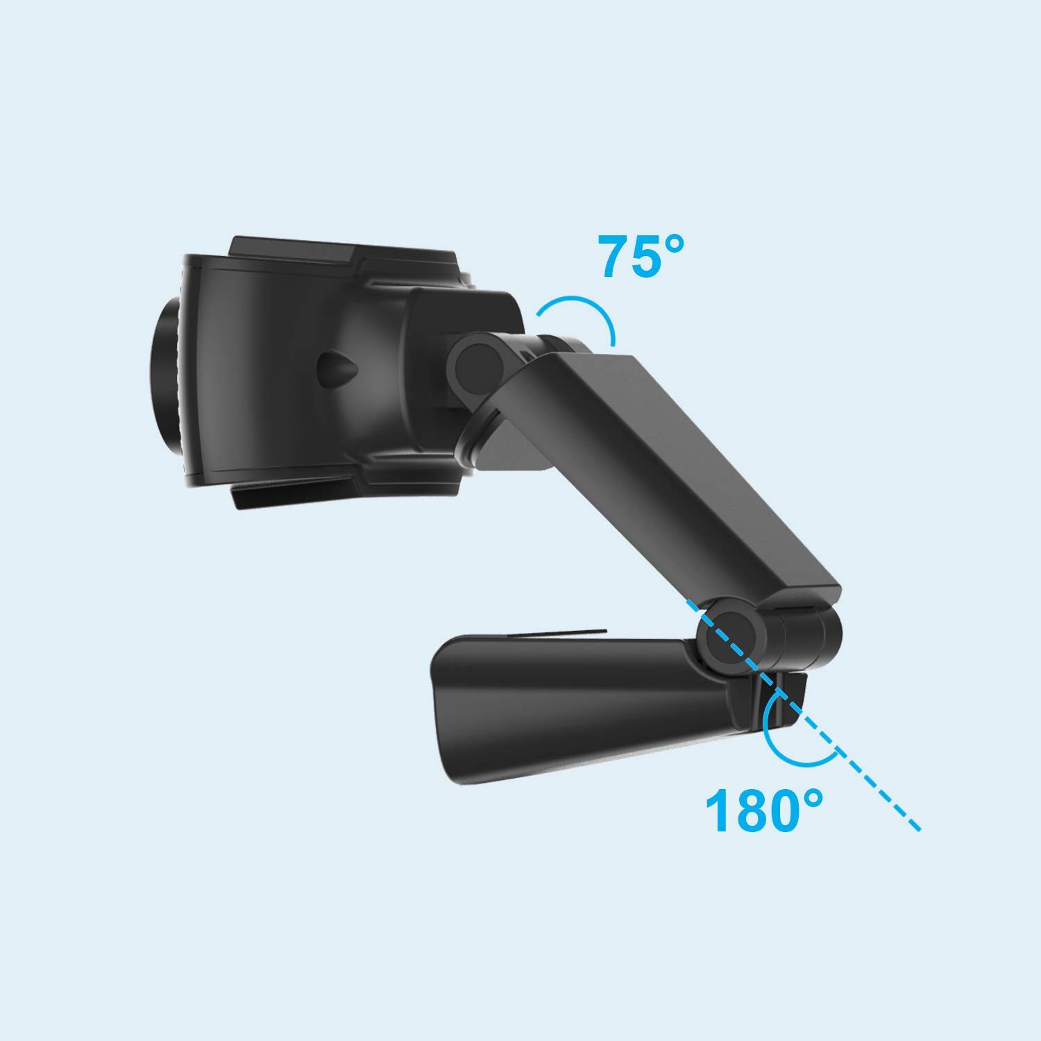 INSTAR Webcam USB in-W1 de, Full-HD, Webcam avec Microphone, Webcam 1080p, Bureau à Domicile, Plug & Play, Windows/MacOS/Linux, idéal pour Zoom, Skype, FaceTime et d'autres programmes