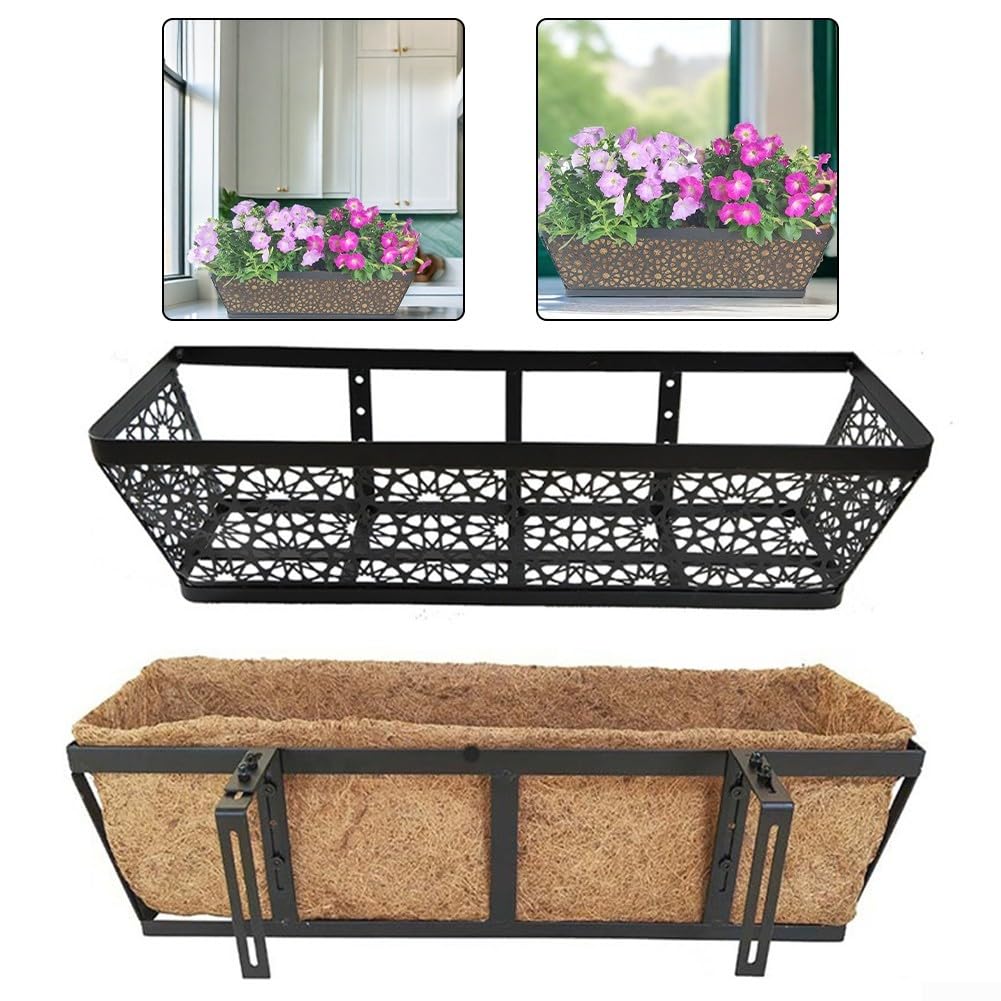 Hängeblumenkorb 24 Zoll Kokosfaser Einsatz(With stand)
