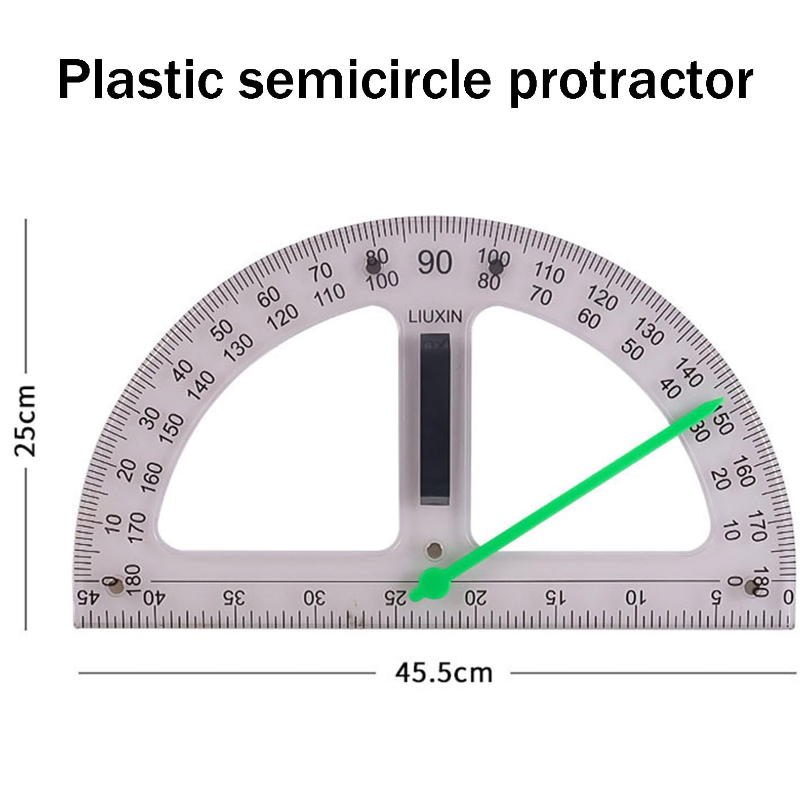 Set di Righelli Triangolari Grandi con Magnete, Strumento Misurazione Matematica, Misurazioni Chiare, Numeri Grandi, Facile Controllare, con Impugnatura Ergonomica, per Architetto,4pcs