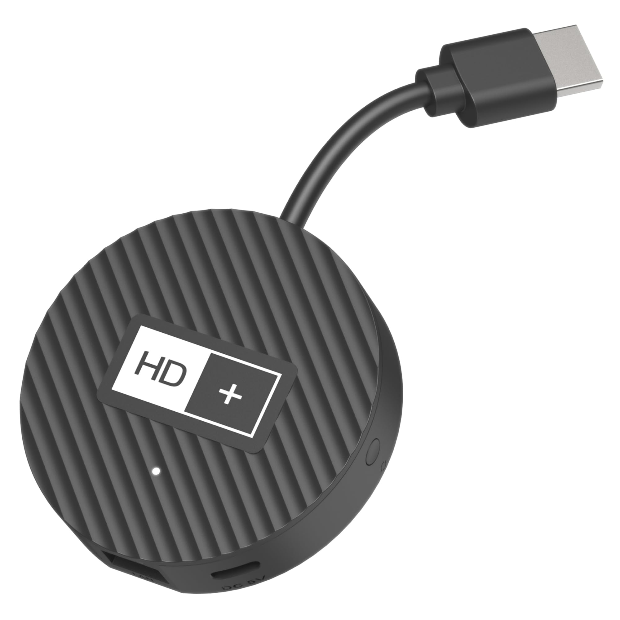 HD+ IP TV-Stick Streaming Stick für Fernseher (Android TV) | Live-TV mit über 100 HD-Sendern | Mediatheken-Suche, Pause & Neustart | Zugriff auf Streaming-Apps | inklusive 1 Monat HDplus IP TV | HDMI