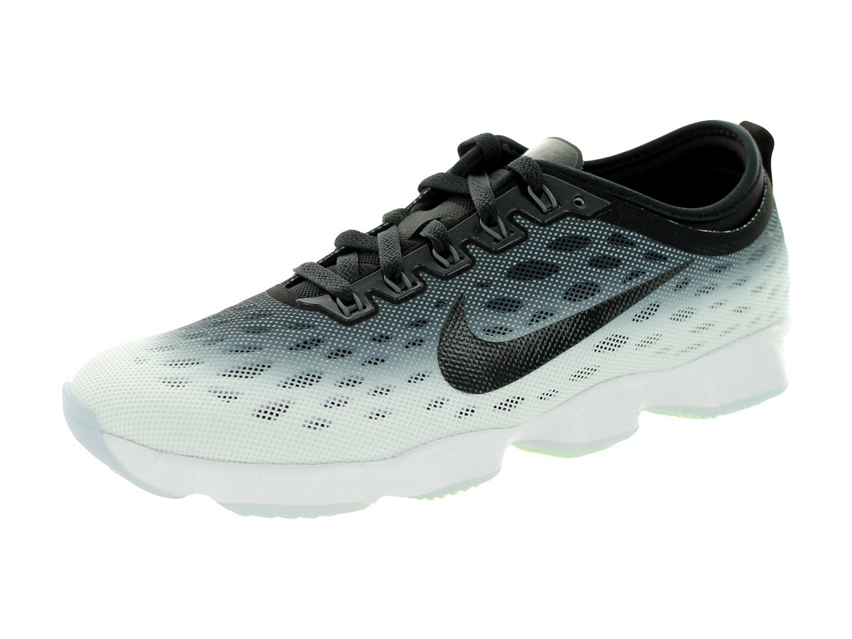 Nike Womens Zoom Fit Agility Black/Dark Grey/White/Black 7 B - Medium