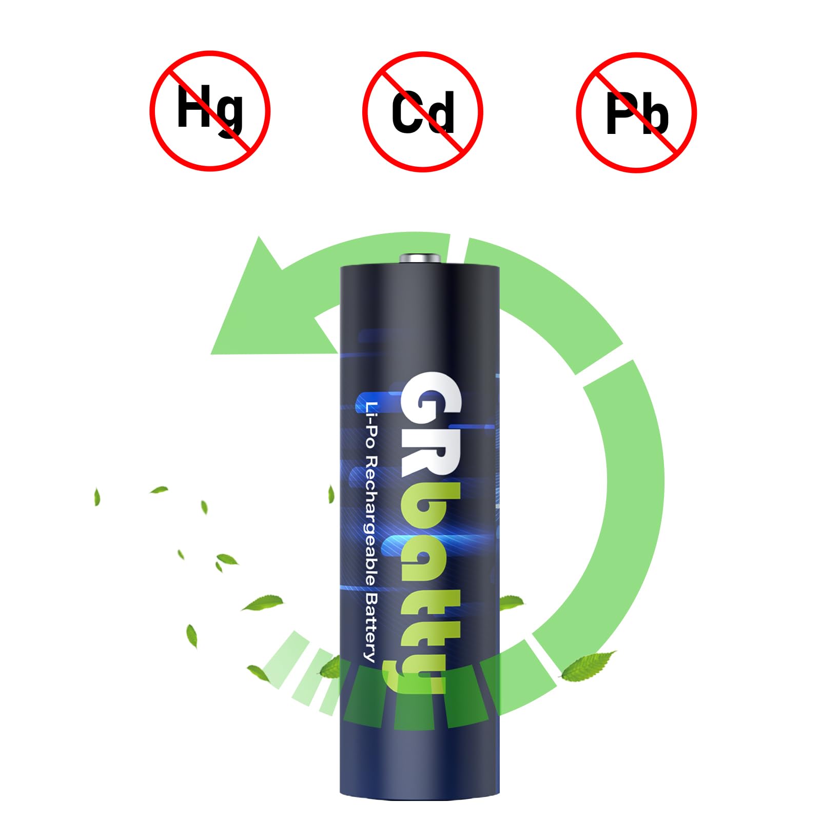 GRbatty Batterie Ricaricabili AA Litio 1,5V 3500mWh Ad Alta Capacità,Confezione da 8 con 1500 Tech Pile Ricaricabili AA con LCD Caricabatterie
