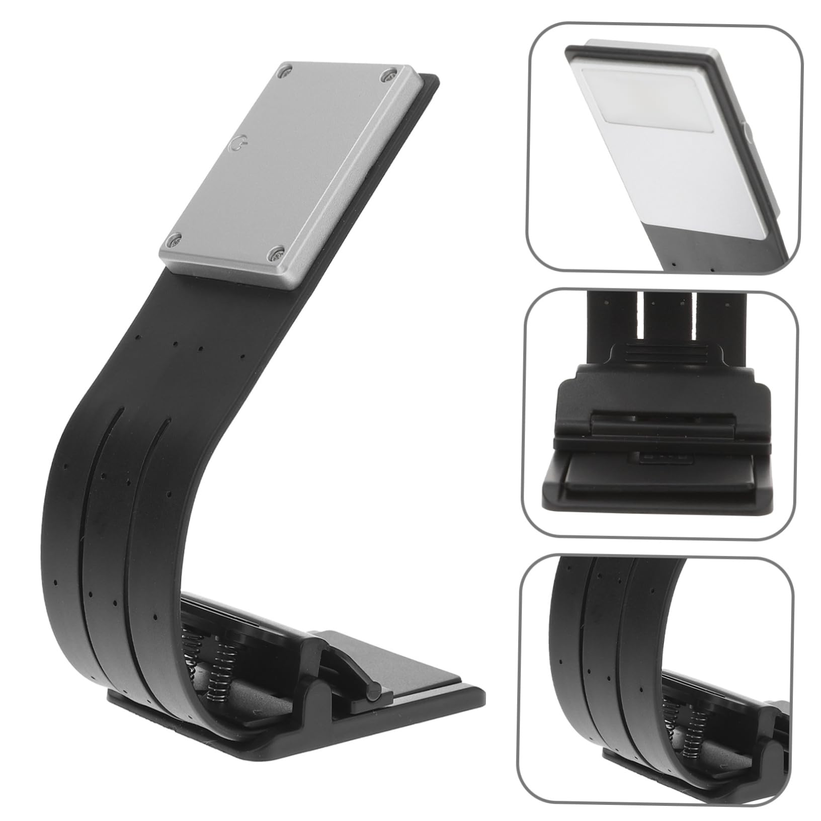 POPETPOP Folding USB Charging Clip Reading Light Portable Eye Care LED Book Light with Color Temperatures and Magnet Clip for Convenient Hands Use