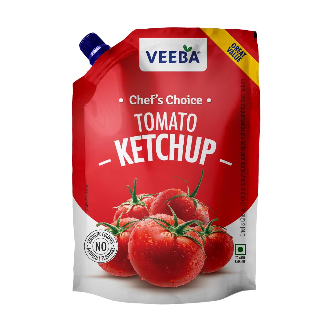 VEEBA CHEF CHOICE TOMATO KETCHUP 900G.