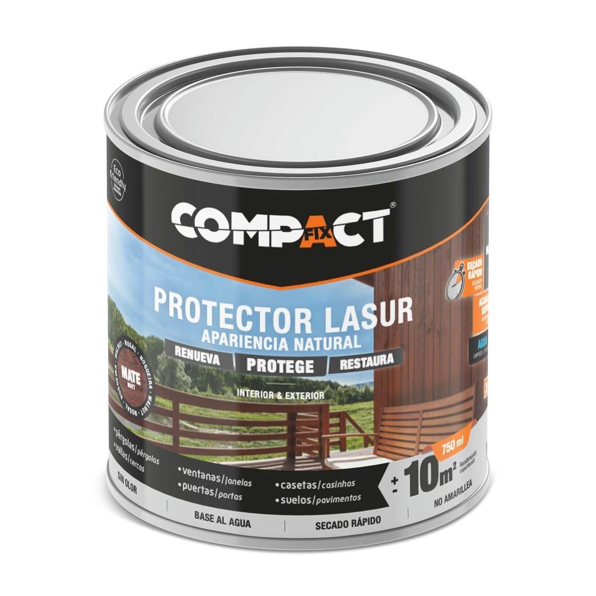 LASUR PROTECTOR MATE 750ML ROBLE