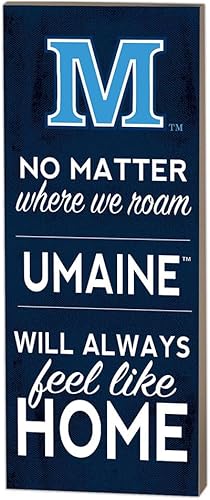 Maine (Orono) Black Bears - Letrero de 7 x 18 pulgadas con texto en inglés "No Matter Donde", talla única, multicolor