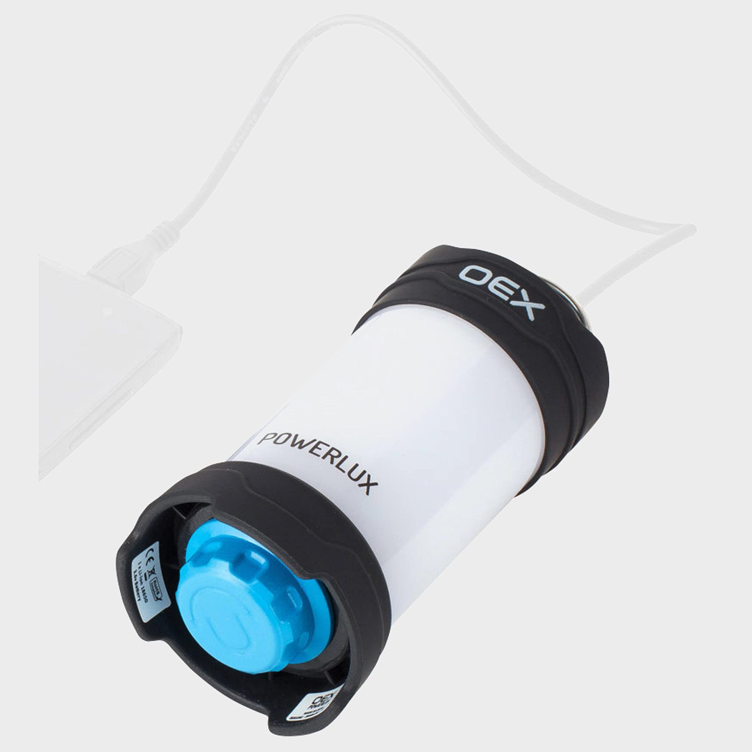 OEX Powerlux 250 Lumen Rechargable Travel Lantern with Up to 77