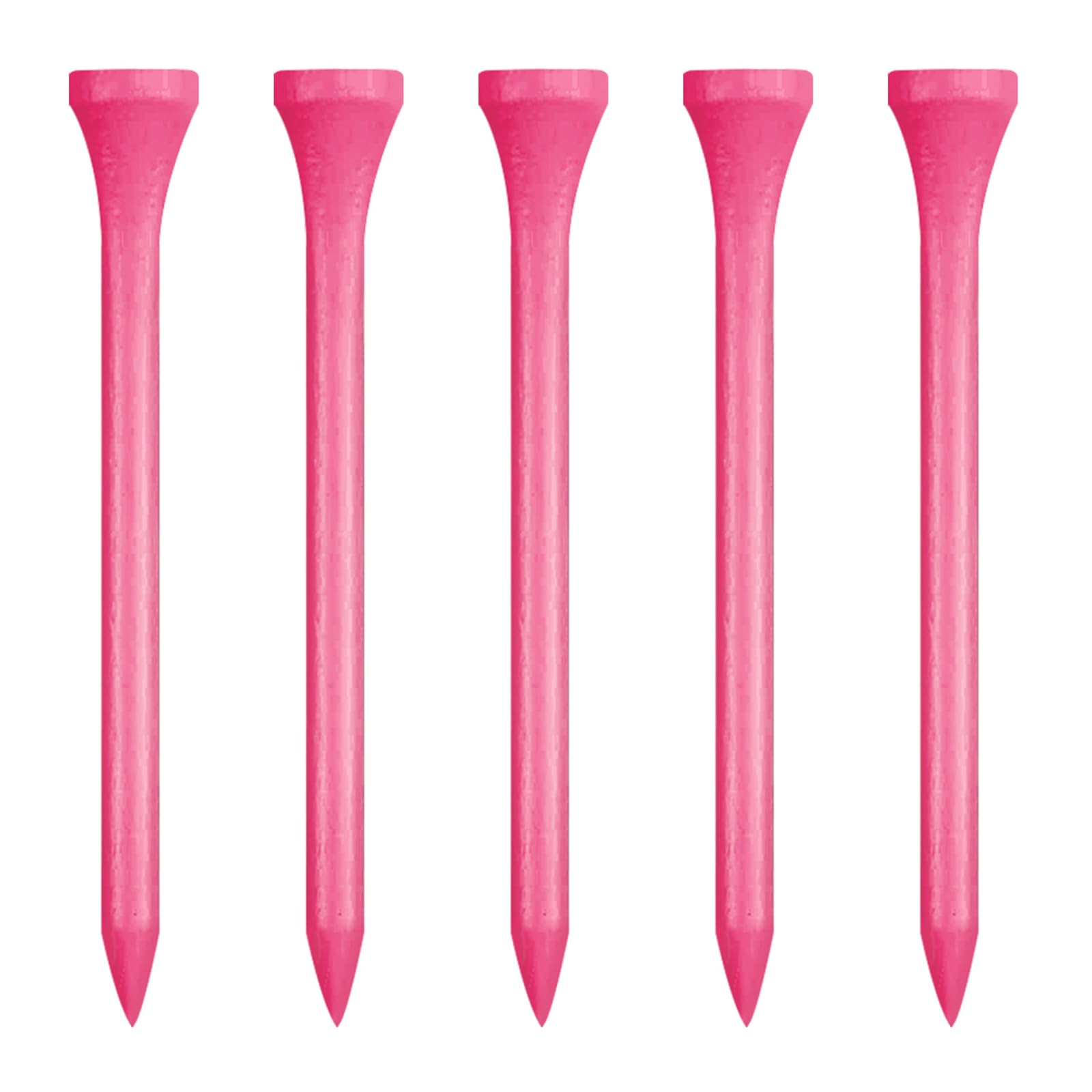Wooden Golf Tees 3-1 4 2-3 4 1-1 2 Available 100 Count Natural Color White Black Blue Red