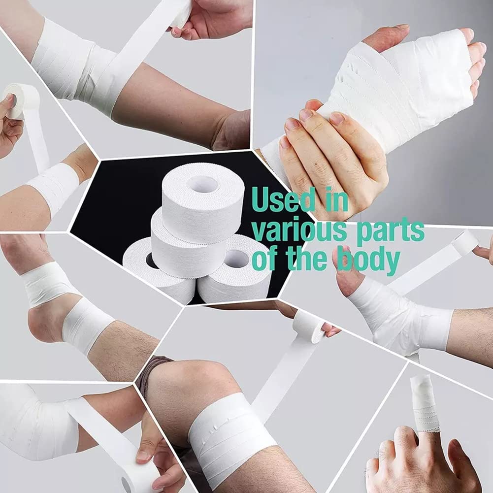 4 rollen zwarte vingertape sterk, waterdichte klimtape, huidvriendelijke sporttape voor handbal, volleybal, elastische kinesiologie-tape voor keepertraining, fysiotape voor krachtsport (40 cm