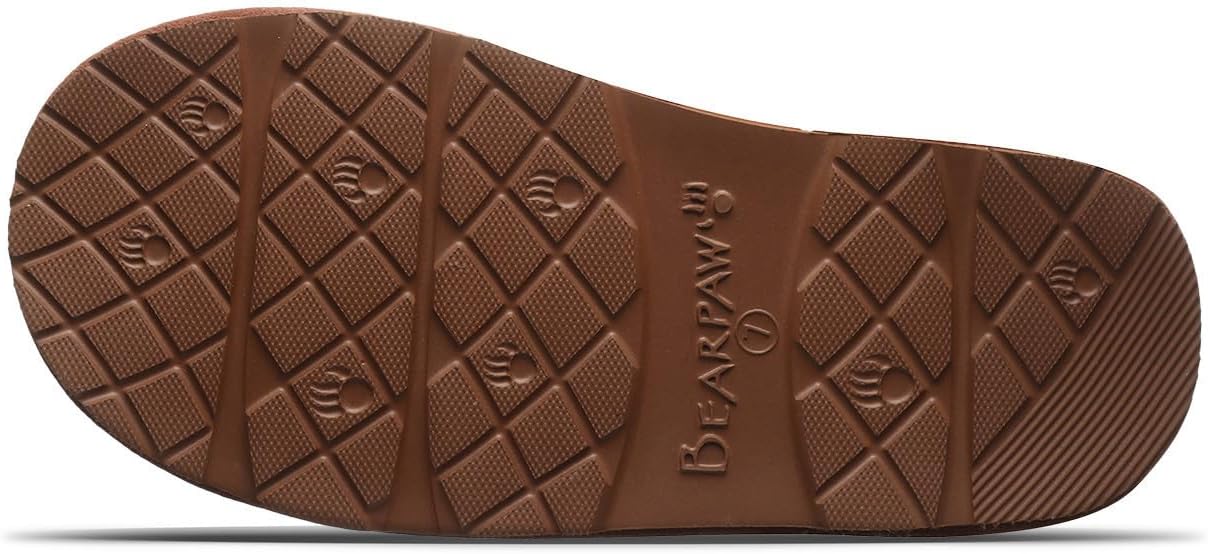 BEARPAW Women's Effie Bronze Size 5 | Women's Slipper | Women's Shoe | Comfortable & Lightweight
