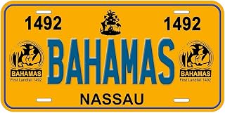 Bahamas 1492 Nassau Novelty Car Auto License Plate