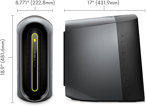Miniatura 5 de Alienware Aurora R10 Gaming Desktop - AMD Ryzen 7 5800 RAM DDR4 de 16 GB SSD de 1 TB NVIDIA GeForce RTX 3080 LHR refrigerado líquido listo para