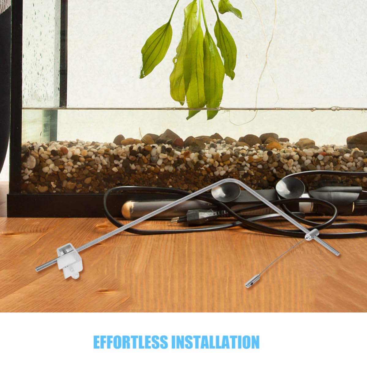 4 Stück Aquarienlampenhalter Verstellbar aus Aluminiumlegierung
