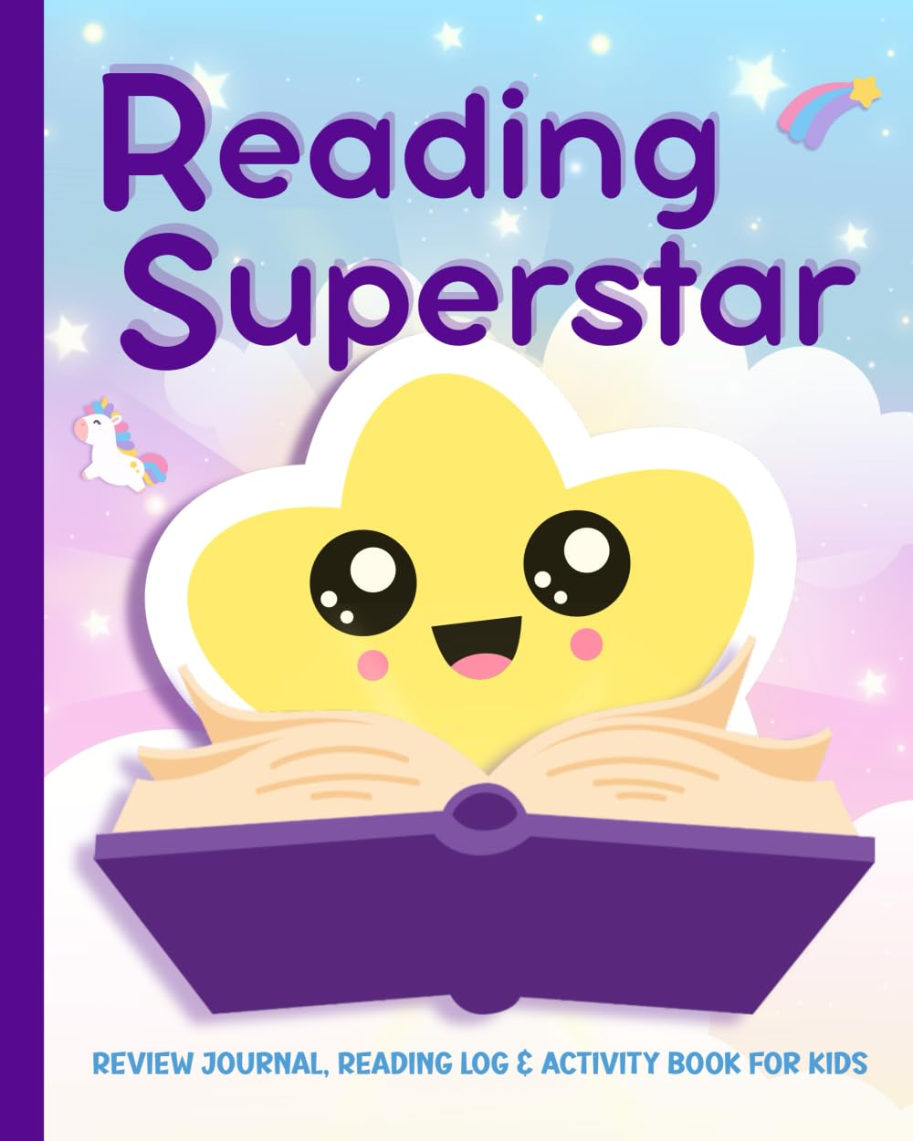 Reading Superstar: Review Journal, Reading Log & Activity Book for Kids