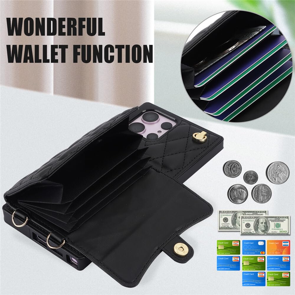 Generic Compatible avec Samsung Galaxy S20 FE (Couleur : or rose) Étui portefeuille en cuir à rabat avec sangle