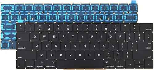 Nuevo teclado de diseño de EE. UU. para MacBook Pro 13 "pulgadas A1706 y para MacBook Pro 15 pulgadas A1707 Touch Bar finales de 2016 mediados de