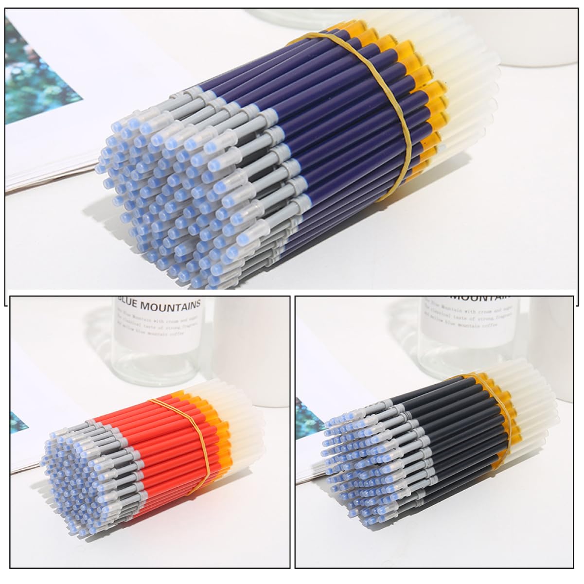 VILLCASE 3 Sätze Ersatznachfüllung Papier Filter Stinkende Stifte Für Nachfüllungen Stifte Masse Einstellbar Duftende Gelstifte Duftende Stifte Extra Textmarker Plastik 150 Stück * 3