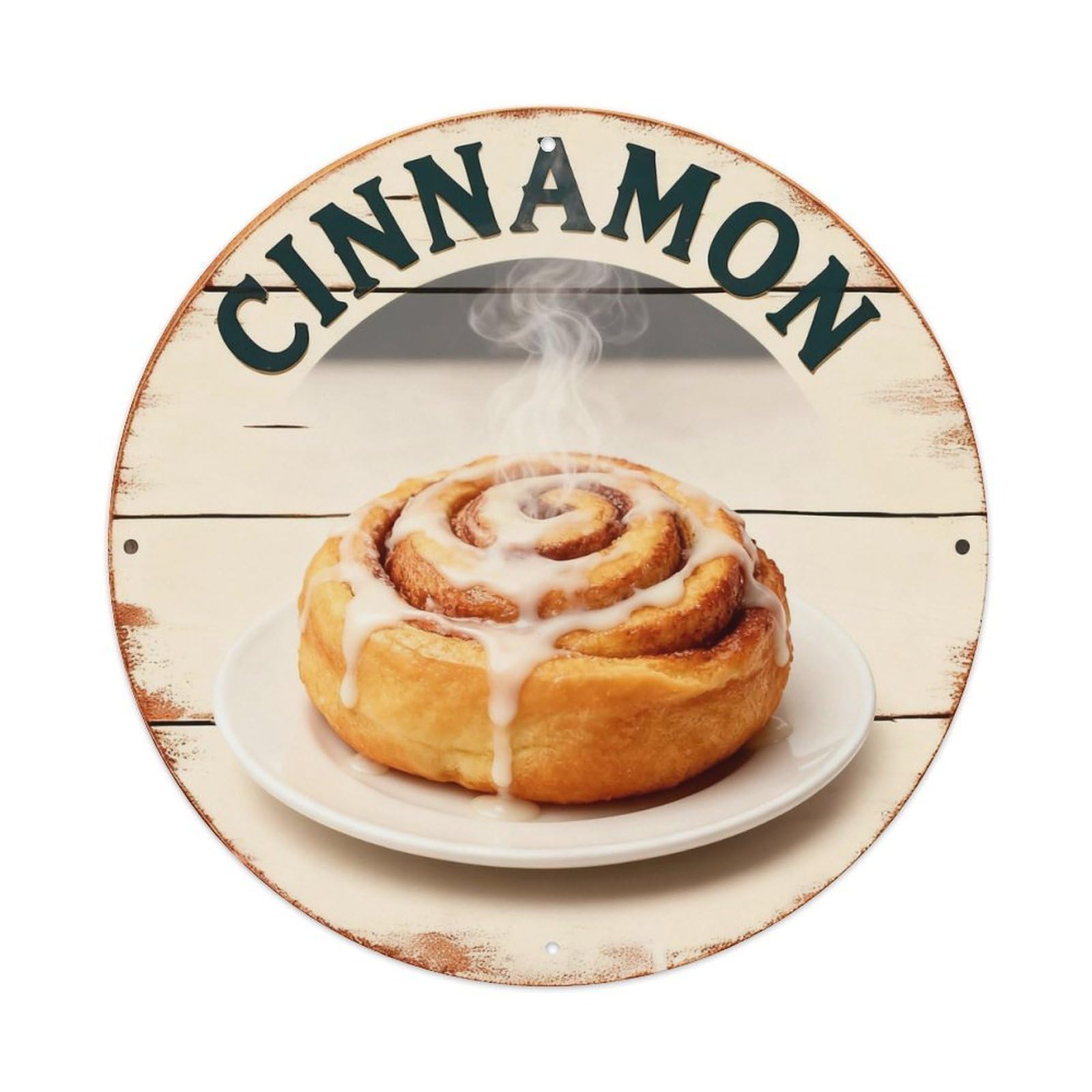 Cinnamon Sign Metal Tin Sign Plaque