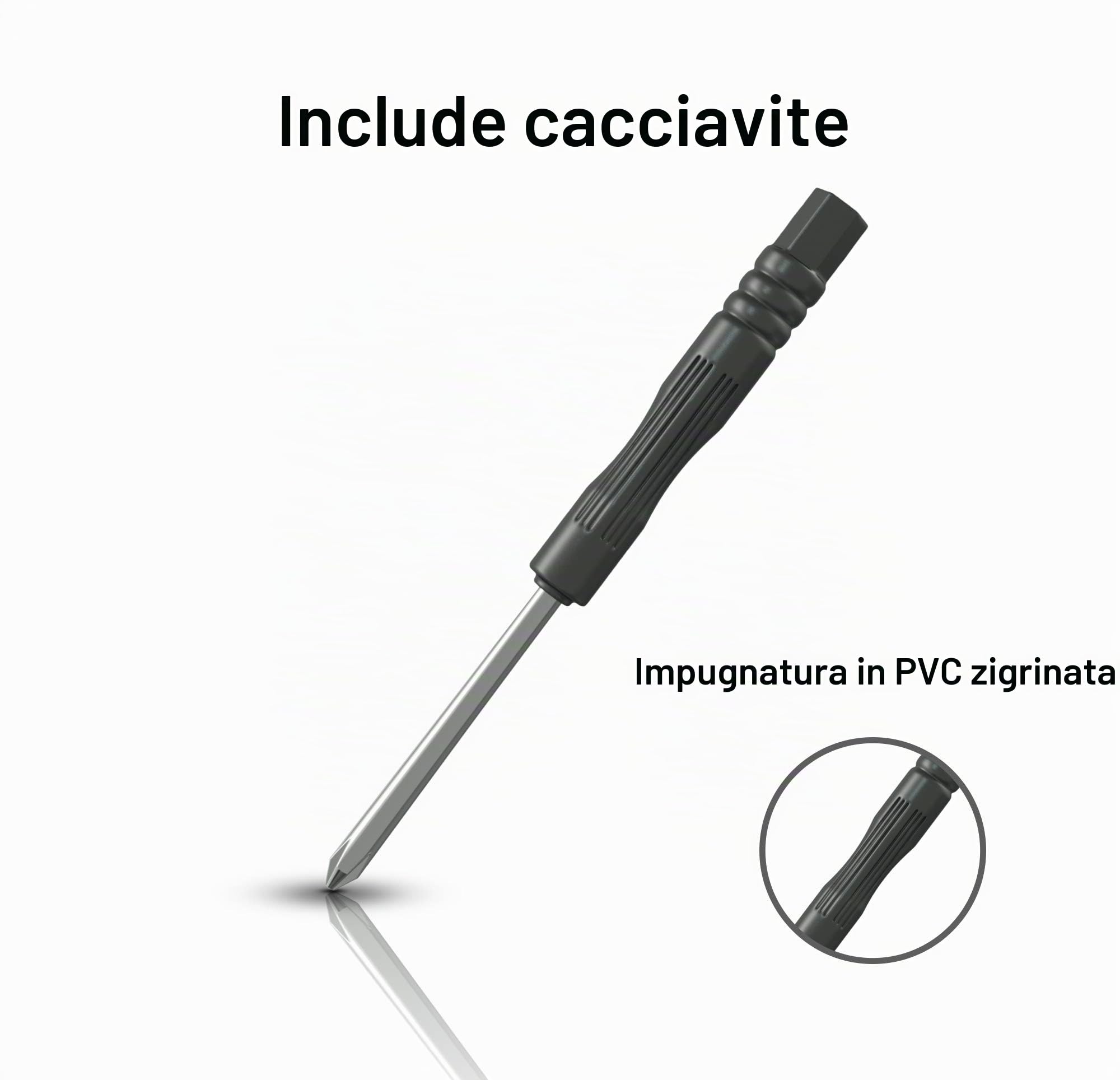 Campanello per bicicletta Mountain Bike in acciaio inox robusto con cacciavite