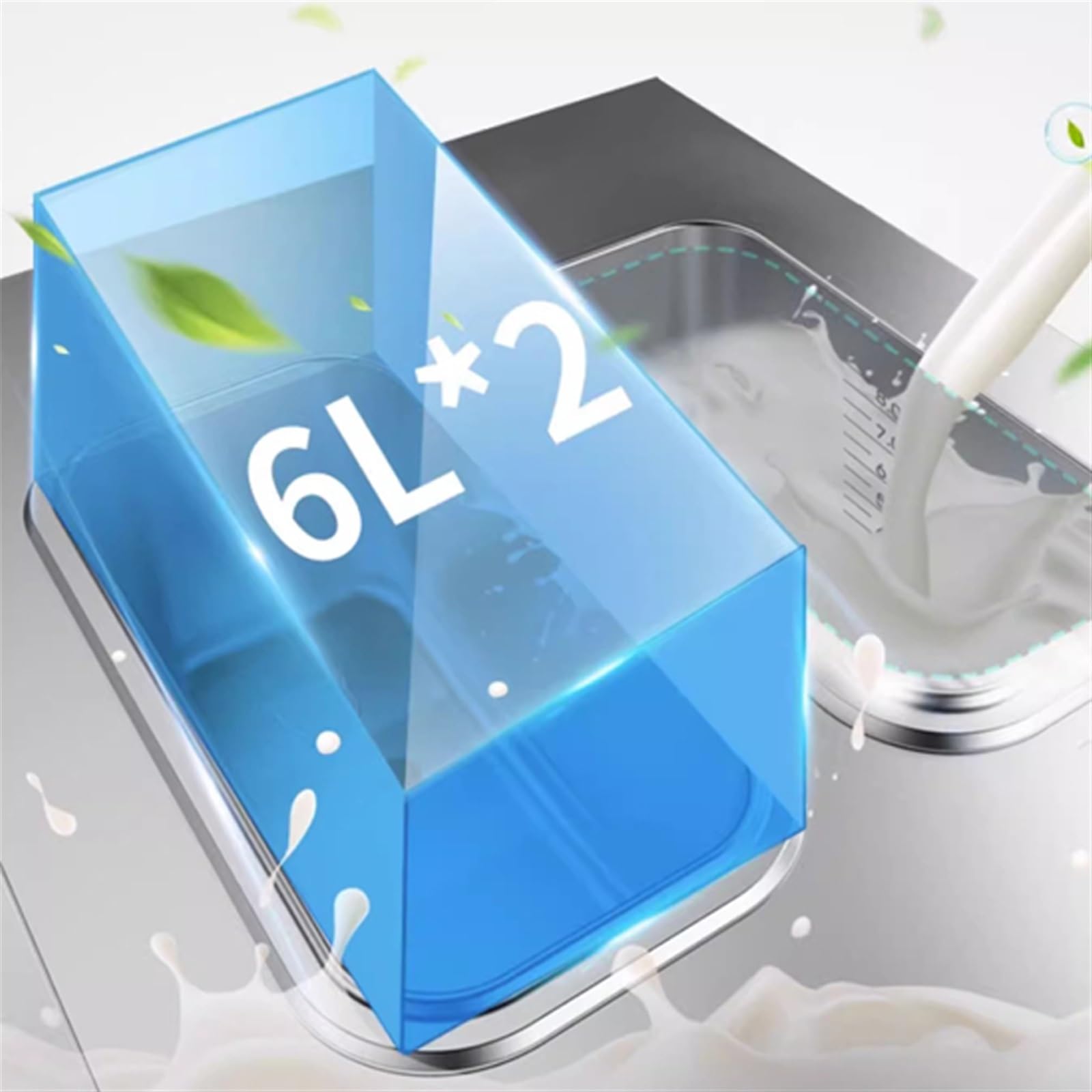 GRFIT heladera Ninja Máquina de Helado Comercial, máquina de Helado Completamente automática, Tienda de té de la Leche, máquina de Helado, máquina de Cono Dulce Heladera
