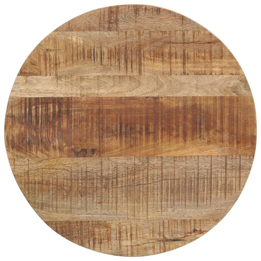 vidaXL 2X Madera Rugosa de Mango Mesas Apilables Auxiliar Consola Mesita Salón Lateral Té Café Sofá Sala de Estar Muebles Mobiliario