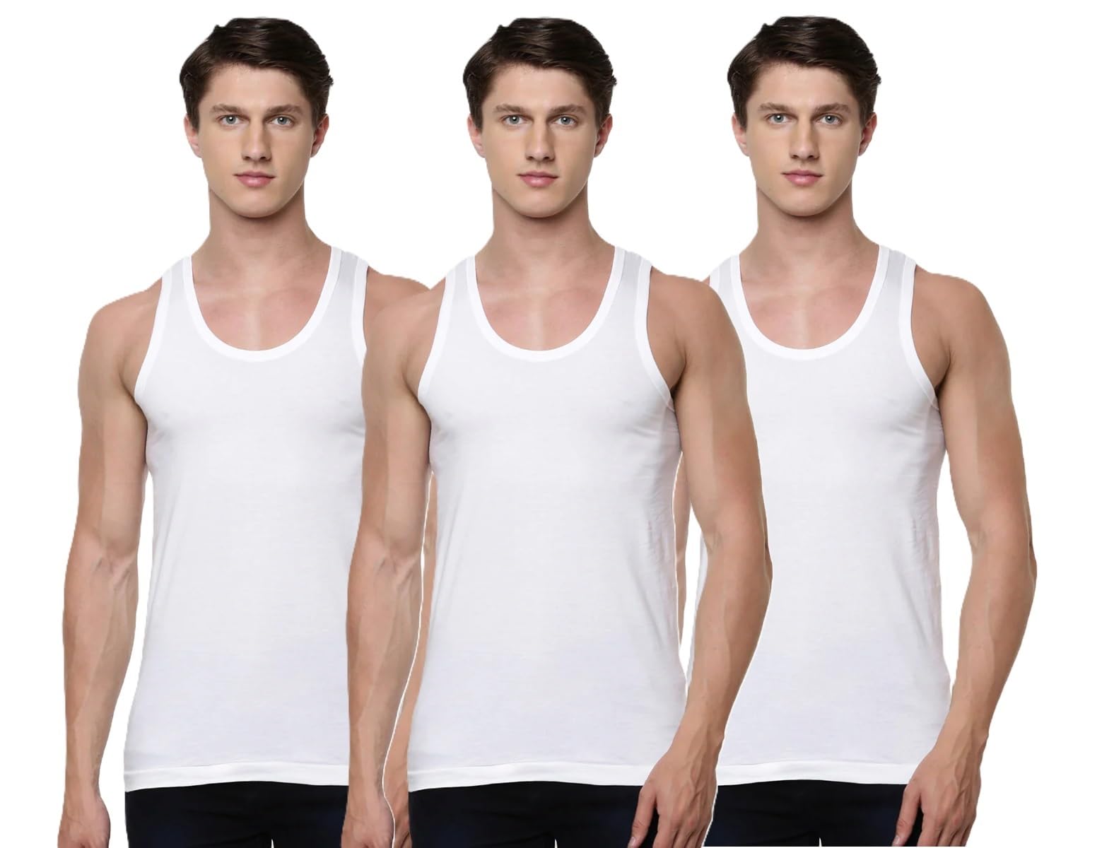 ramraj cotton RAMRAJ® Men's Cotton Vest (Pack of 3) # White RN Vest # Premium Wear # Sukra #-picture-30