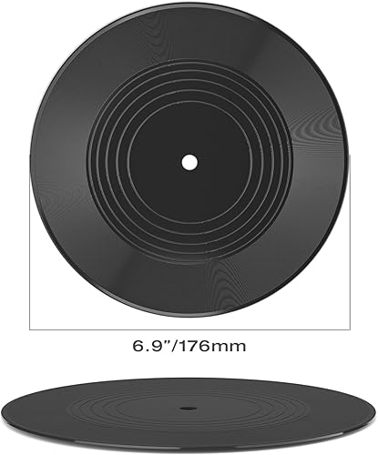 Miniatura 4 de Facmogu 12 discos de vinilo en blanco, discos de vinilo falsos de 7 pulgadas, decoración para estética de pared, disco hip hop, rock, 70, 80, 90,