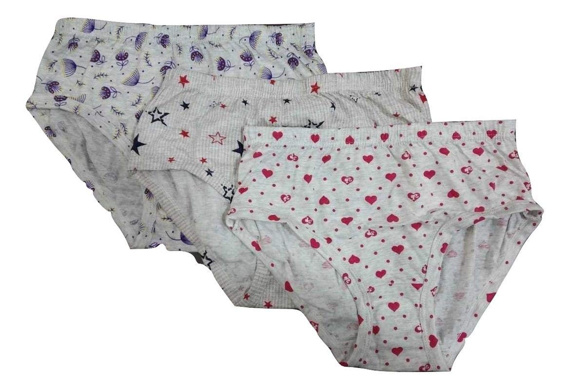 Zoom Womens Hipster Panty Nupur Design No. 634 (Pack of 3)