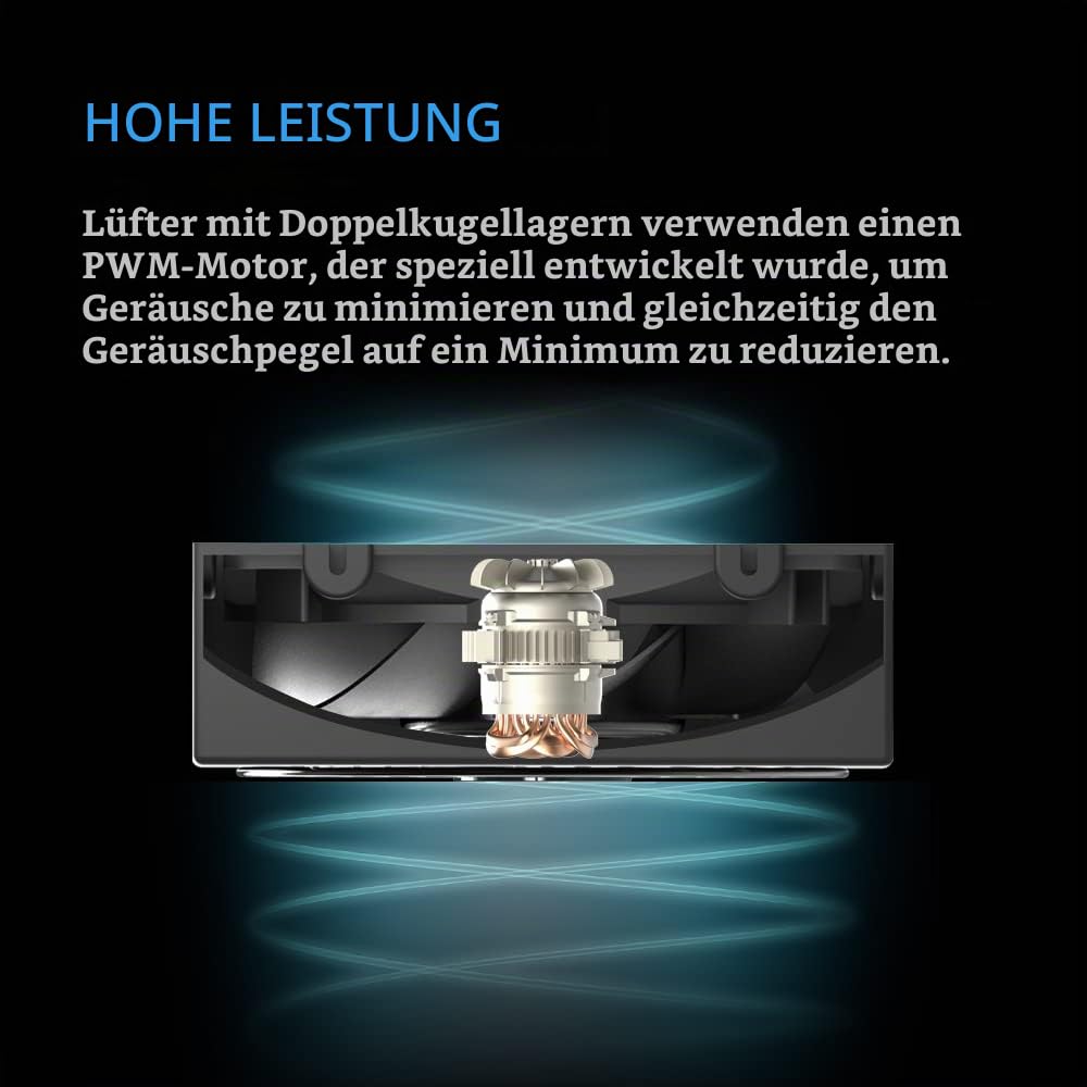 AC Infinity Racklüfter-Kit für Rack-Oberseite – Leises Dual-Lüftersystem