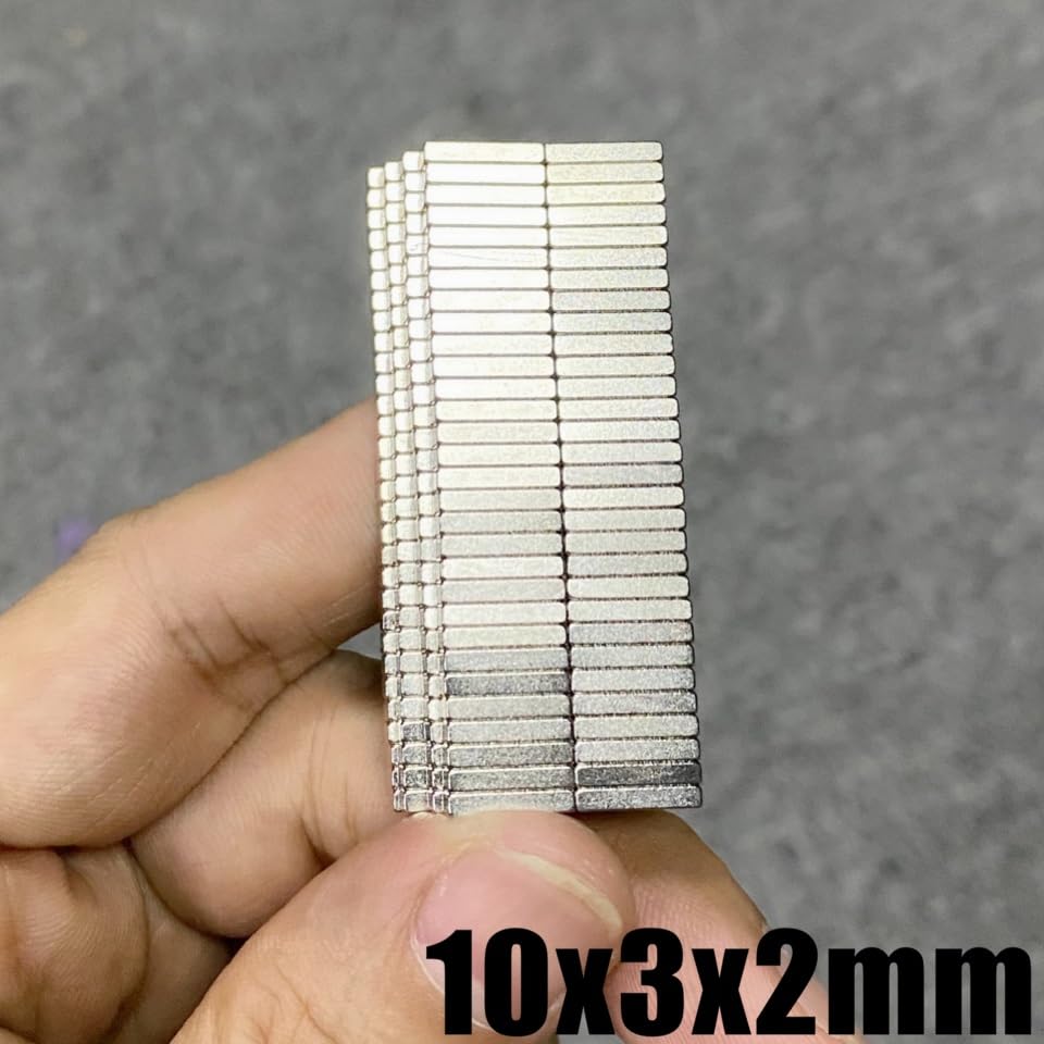 20/50/100/500/1000Pcs 10x3x2 Neodymium 10 * 3 * 2 NdFeB Block Super Permanent Magnetic imanes Block Magnet(10x3x2(100Pcs))