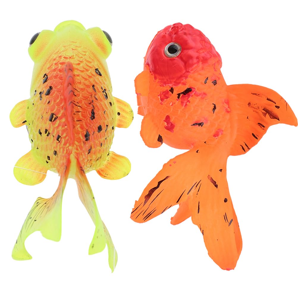 Pesce Rosso Artificiale Galleggiante – 5 Pezzi In Resina Per Acquario E Decorazione