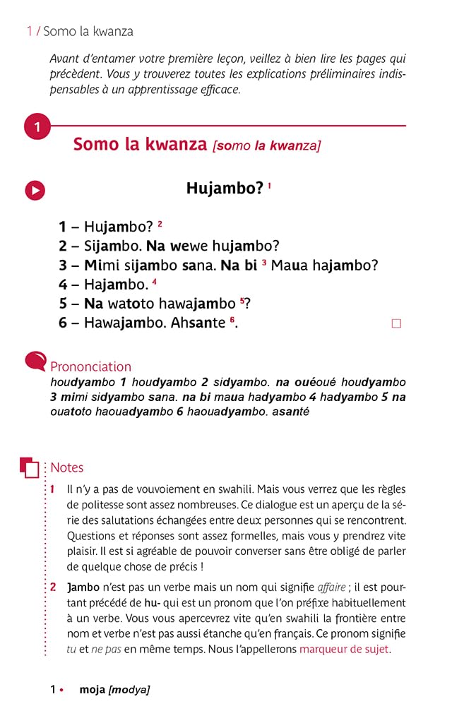 Le swahili (livre seul)