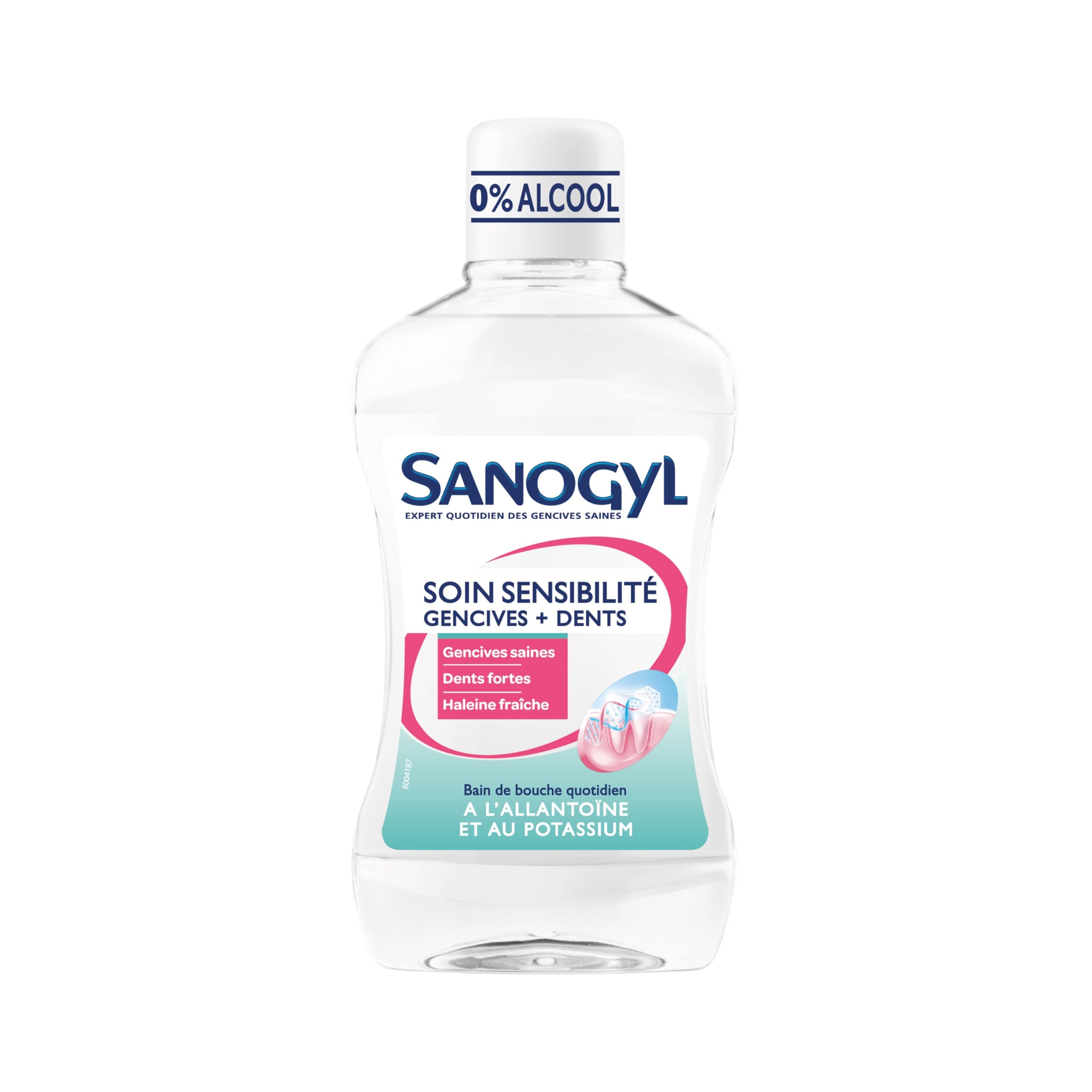 Sanogyl Płyn do płukania jamy ustnej Wrażliwość Dziąsła i Zęby 0% Alkohol 500 ml
