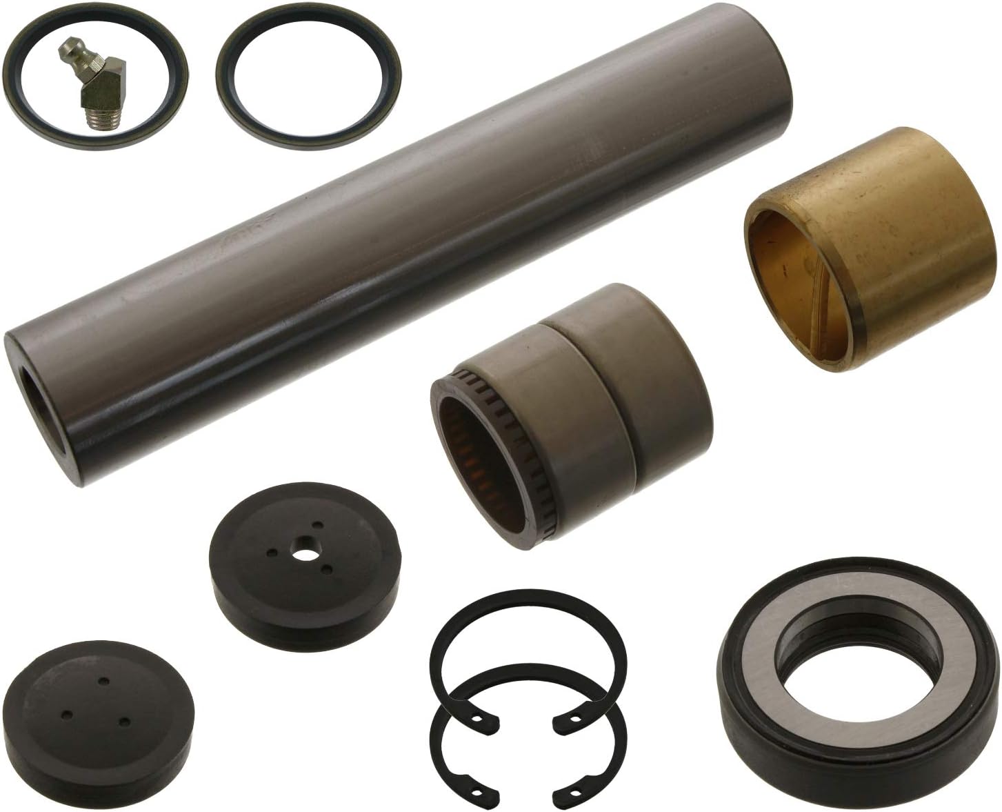 febi bilstein 39440 king pin set with friction bearing, single set (front axle both sides) - Pack of 1