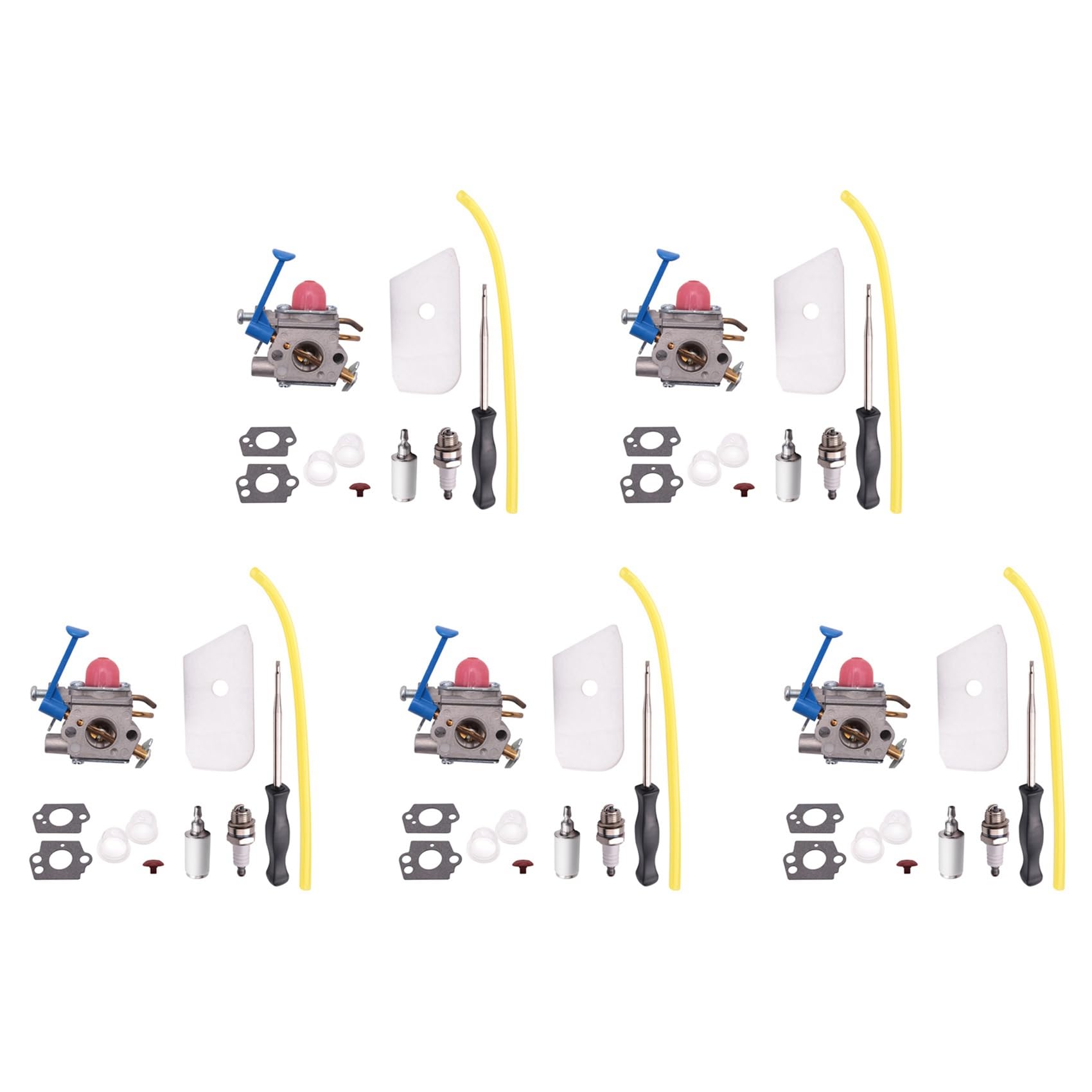 Lot de 5 carburateurs 128R pour débroussailleuse thermique compatible 545081848