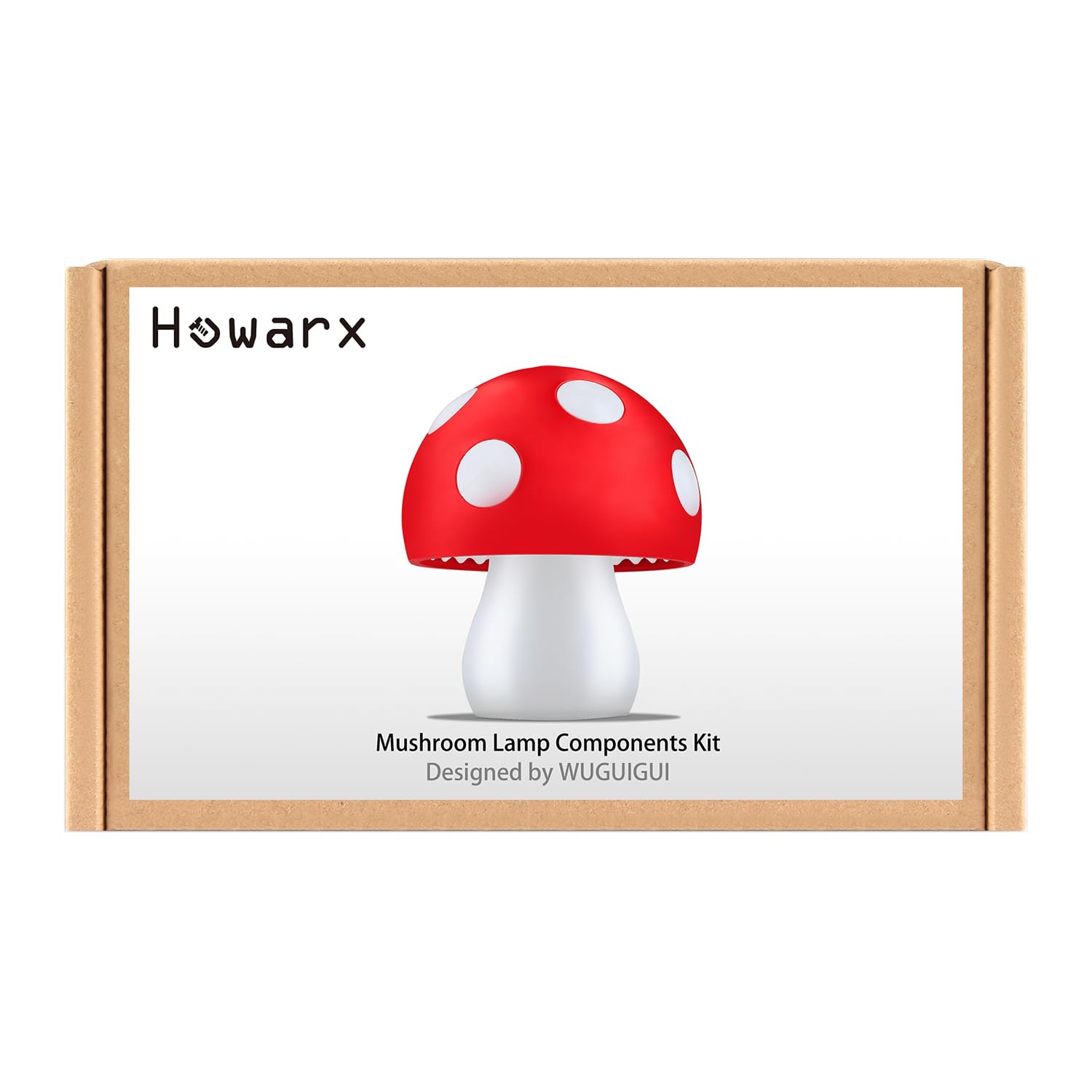 Howarx Mushroom Lamp Components Kit for 3D Printing (Warm Light)