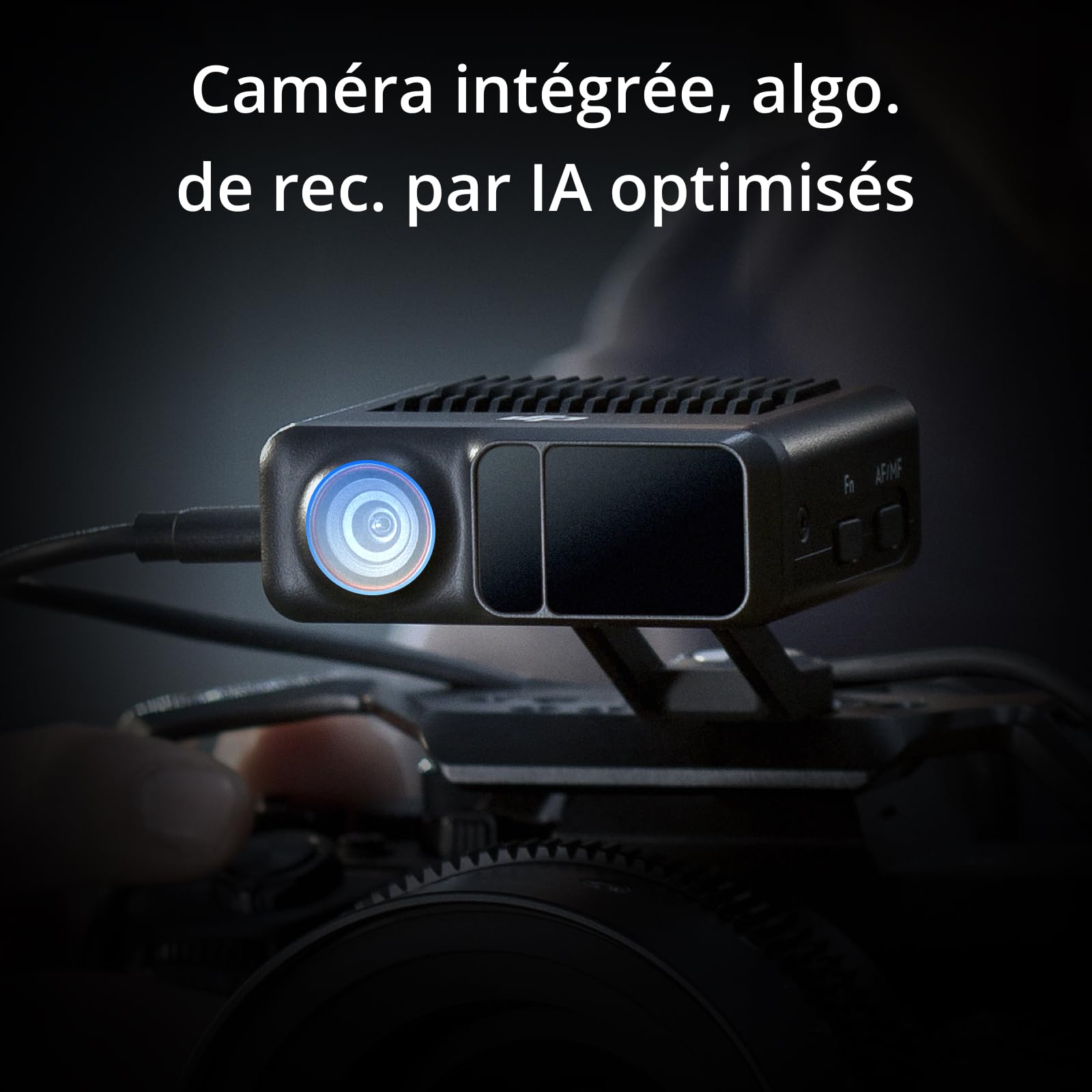 Bundle Tout-en-Un DJI Focus Pro, Système de Contrôle AMF de l’Objectif, Mise au Point sur Sujet à 20 mètres, 76 800 pt Mesure LiDAR, Reconnaissance IA, Contrôle FIZ de l’Objectif avec Unité Manuelle