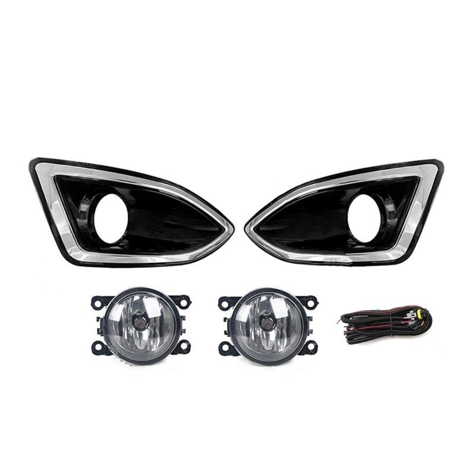Feux anti-brouillard Ford Edge 2015-2018 kit lampe de pare-chocs avant avec grille - 7