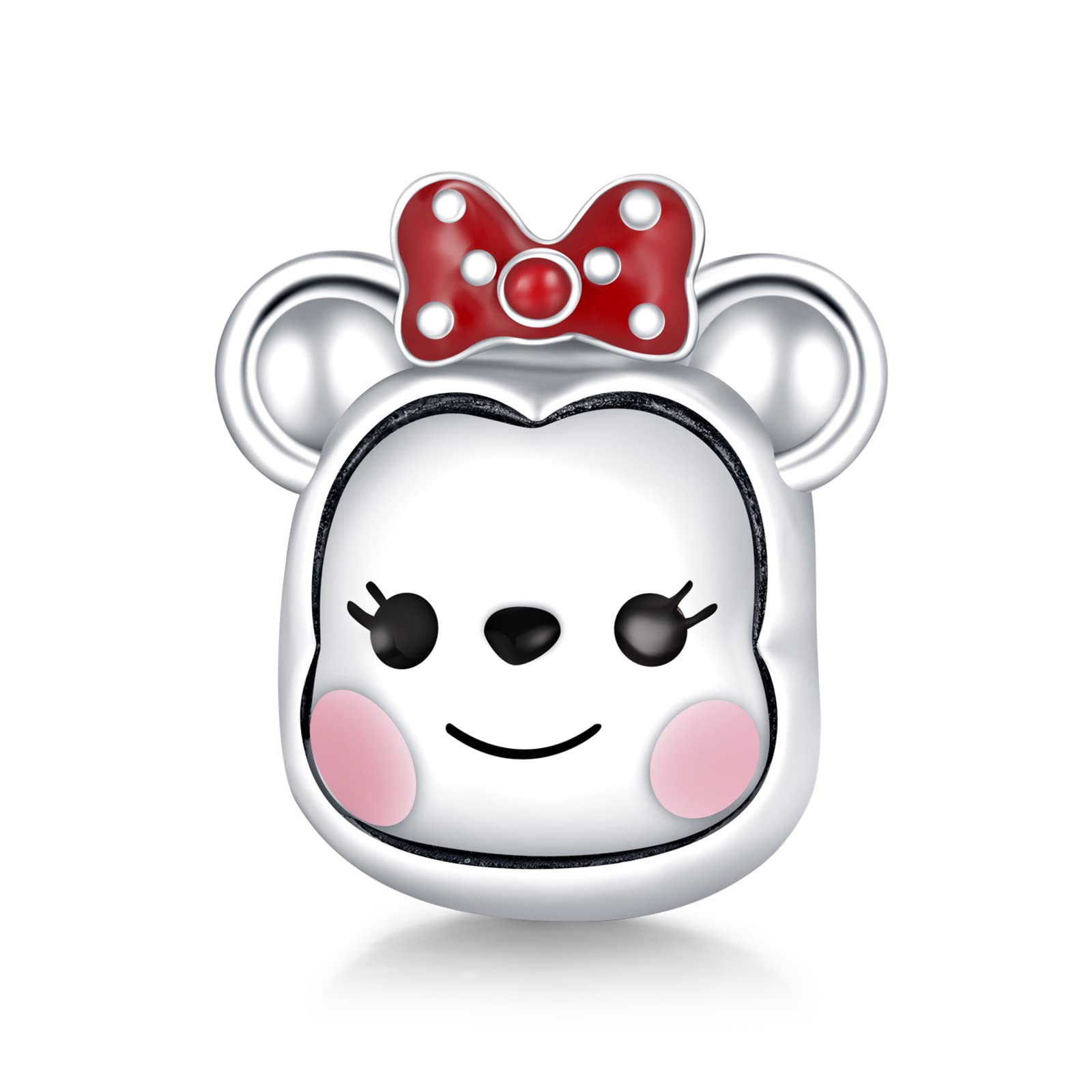 LaMenarsAnimal Duck Owl Charm 925 Sterling Silver Beads for Bracelets, Halloween Birthday Jewelry Gifts Women Girls