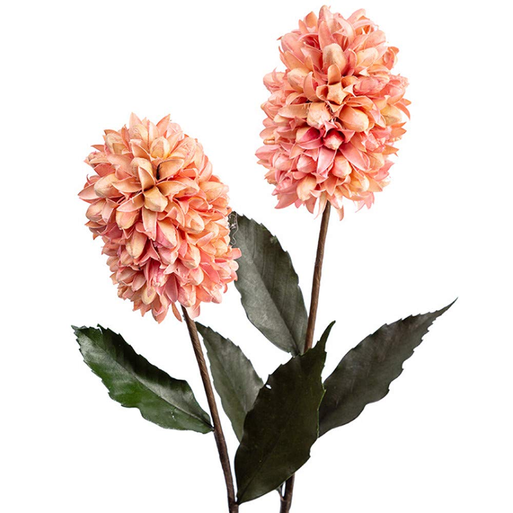 Fleur Artificielle Fleur Jacinthe Artificielle avec des Feuilles De Soie Faux Fleur Simulation des Plantes De Mariage Partie Maison Jardin Décoration Fleurs Séchées 3 Pièces 60cm