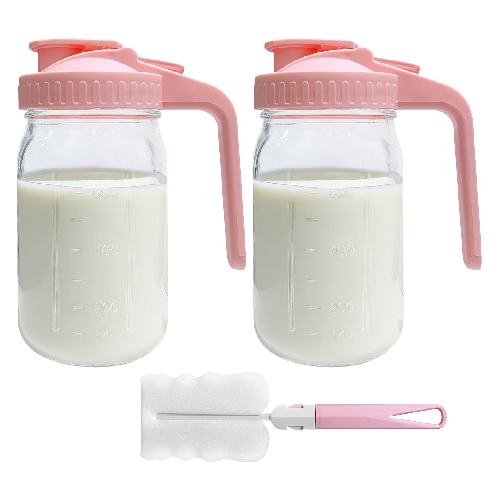 Breast Milk Storage Jar (Pink)-image-32