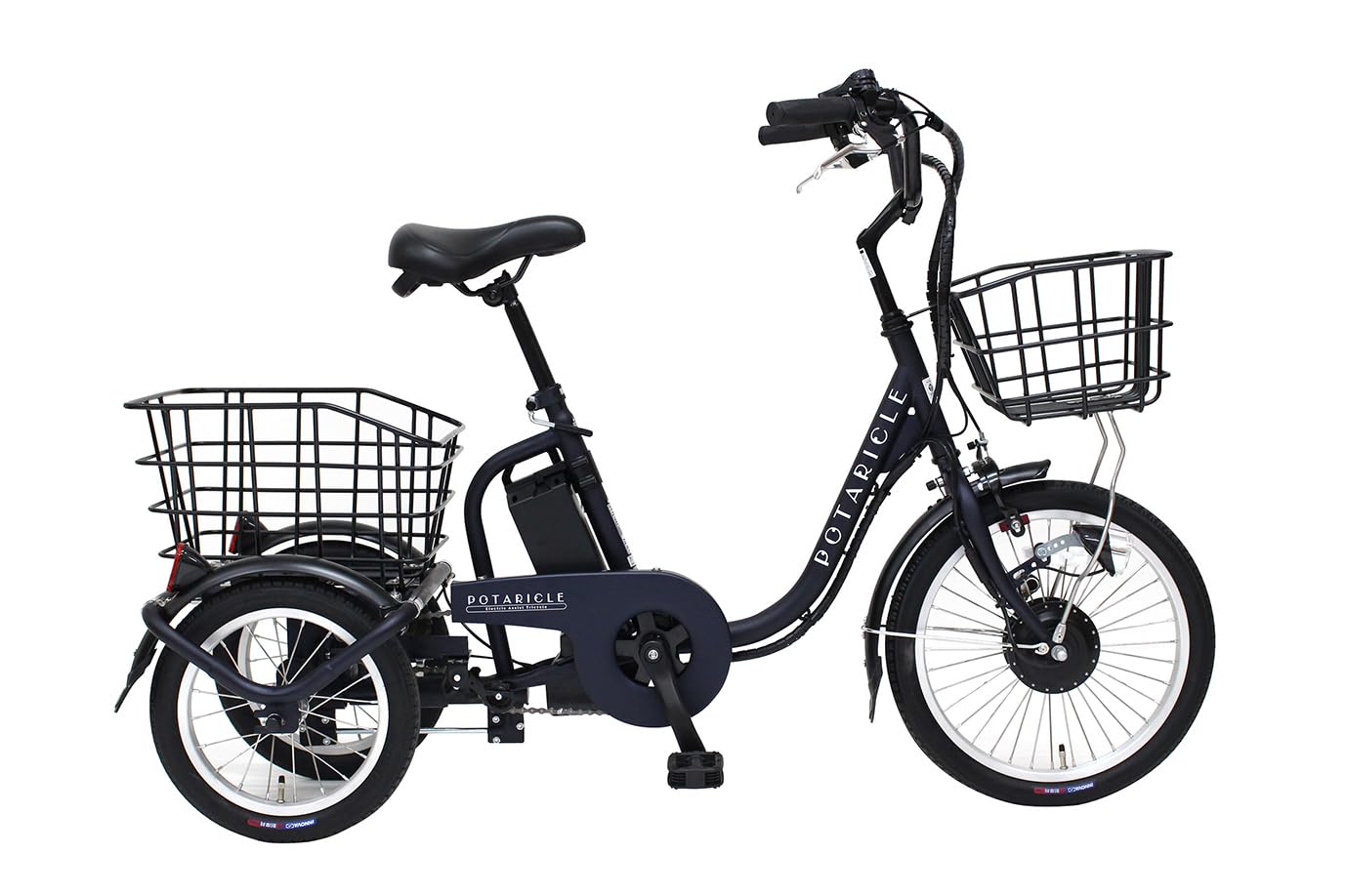 Amazon | ポタリクル ロータイプ電動アシスト三輪自転車 POT-18EB 18