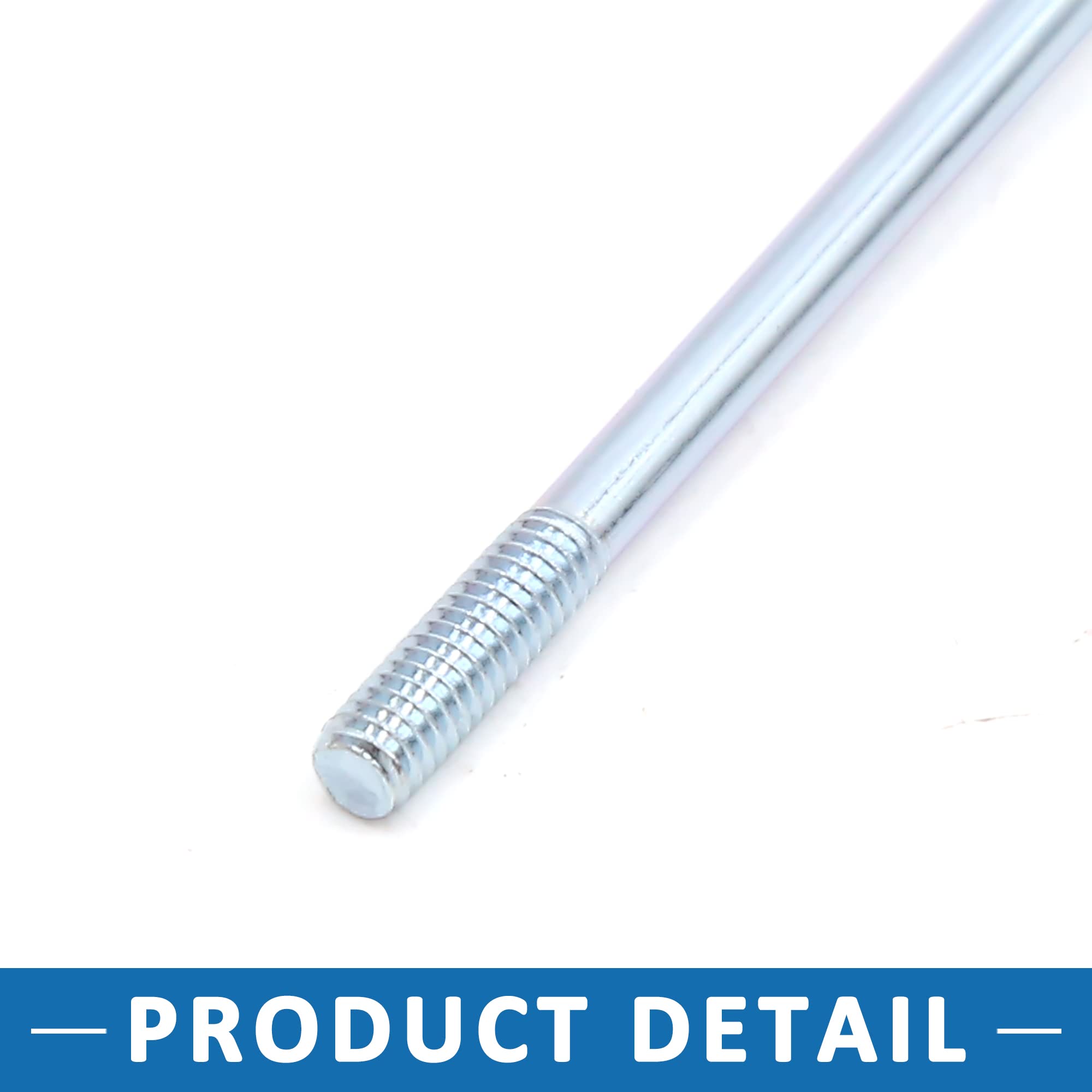 A ABSOPRO Moto Ruota Raggio 3mm Dia 160mm Lunghezza Argento Tono (Set 72)