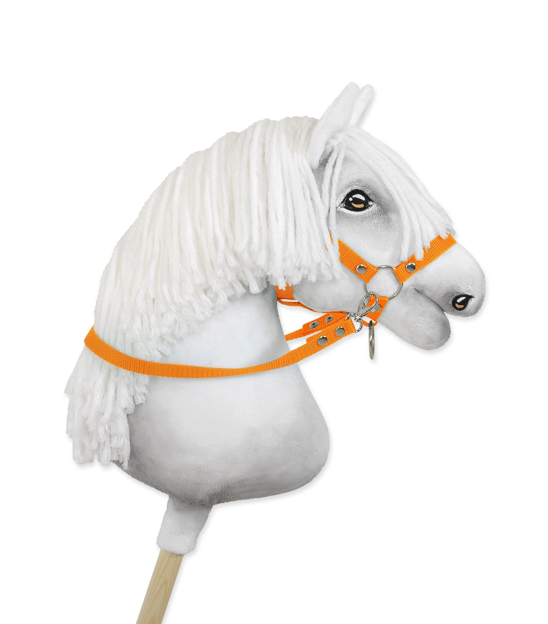 Lotnictwo dla konia Hobby Horse – neonowo-pomarańczowy, bez konia w zestawie.