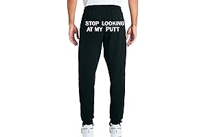 Stop Looking At My Dick - Black Men's Joggers