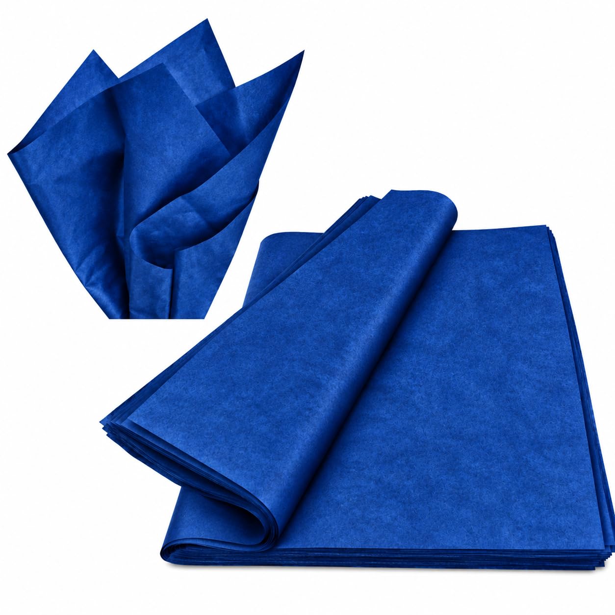 PMLAND Royal Blue Tissue Paper, 100 Sheets 20x15 Inches, Gift Wrap &amp; Crafts