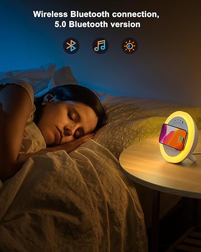 Miniatura 2 de Altavoz inalámbrico con luces, lámpara Bluetooth moderna 4 en 1 que cambia de color, cosas de moda personalizadas, las mejores ideas de regalos de